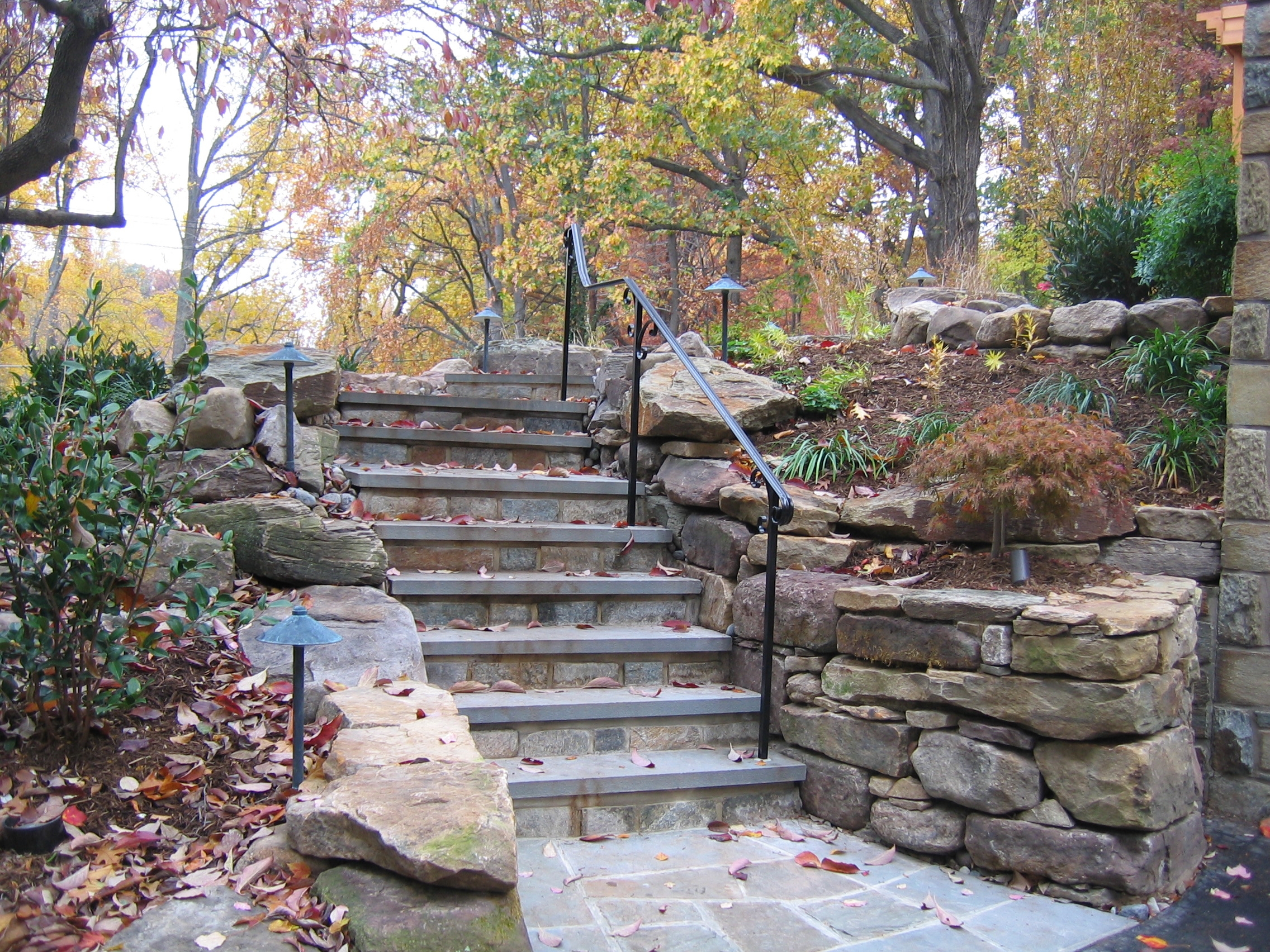 Stone steps