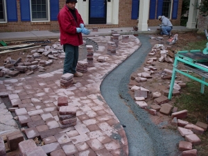 Photo of paver walk