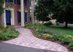 Photo of paver walkway