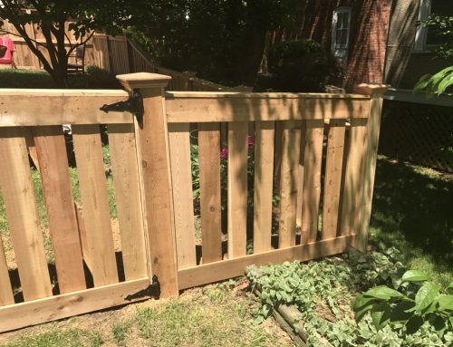 Custom Cedar Picket Fence