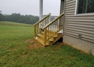 Pressure Treated Steps