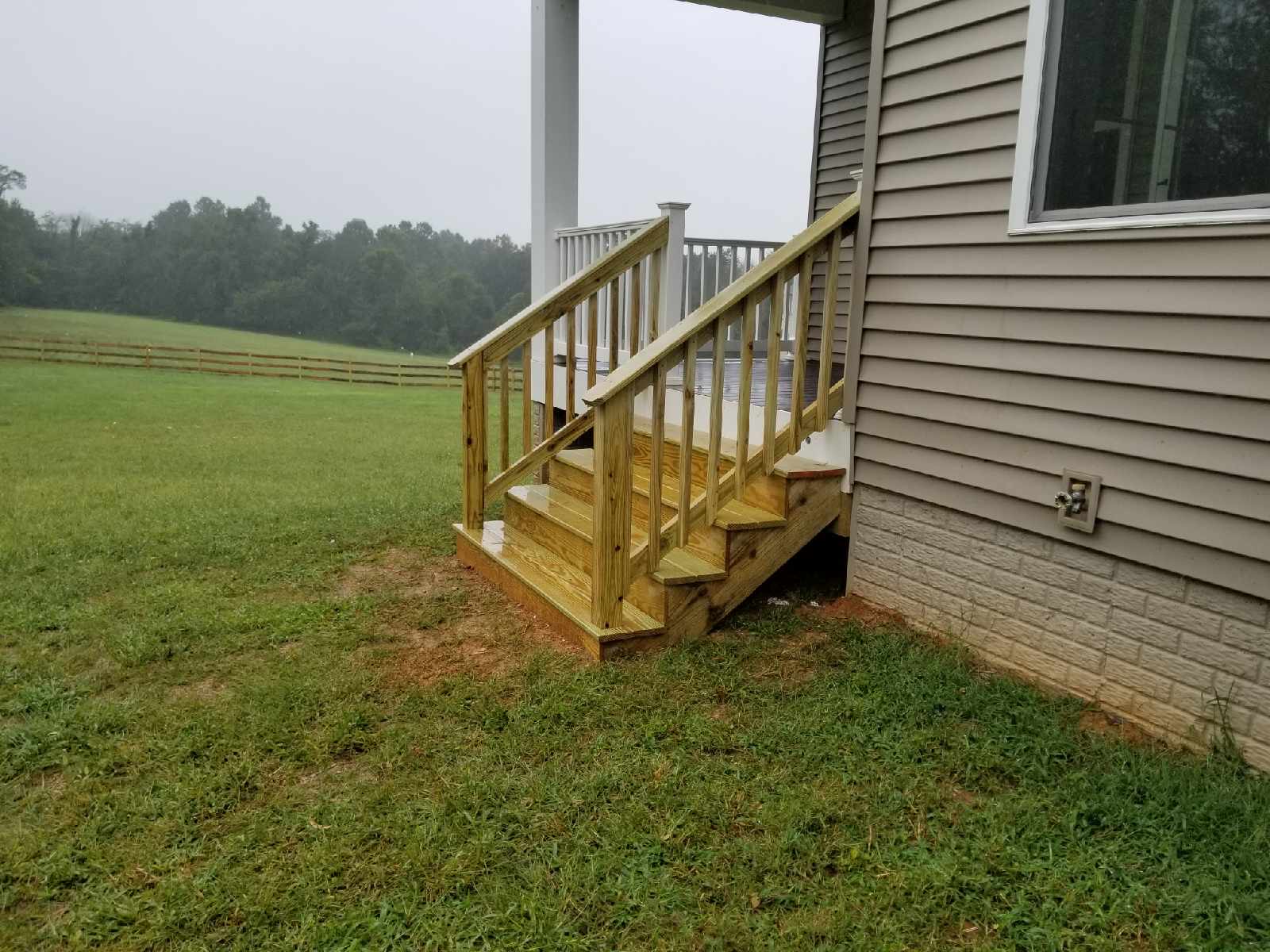 Pressure Treated Steps