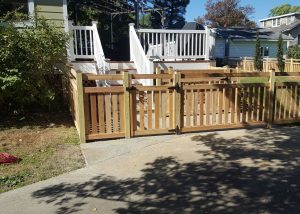 Custom Cedar Picket Fence